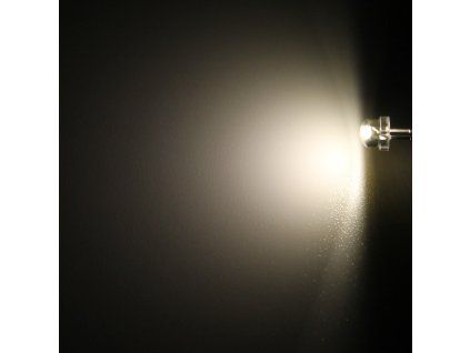 LED dioda 4,8mm bílá teplá, Hebei 412PWO4C