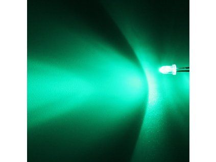 LED dioda 3mm zelená, Hebei 330PG0C