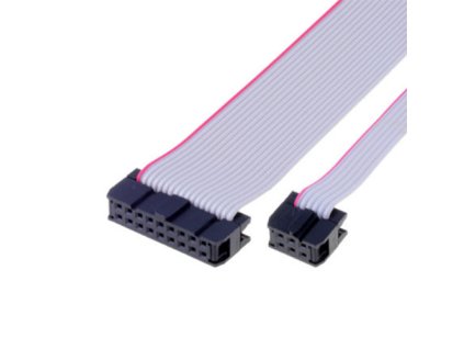 Plochý kabel s IDC konektory 0,6m