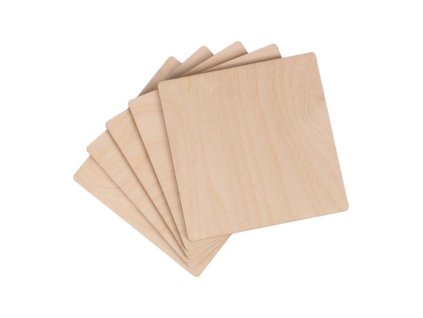 SIXTOL Creative Wood 10x10cm sada 5ks