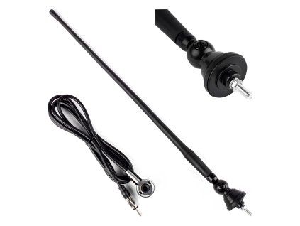 Autoanténa 34cm 5mm adaptér ANT02, AMiO 01049