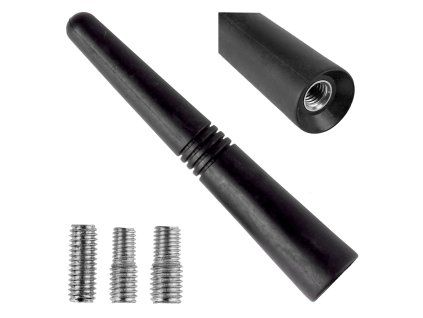 Prut autoantény aluminium 6mm ANTM09, AMiO 01509