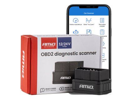 Diagnostický skener OBD2, AMiO 04731