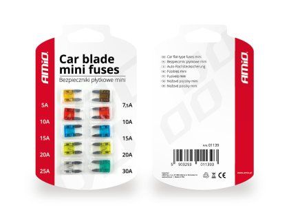 01139 mini car fuses 01