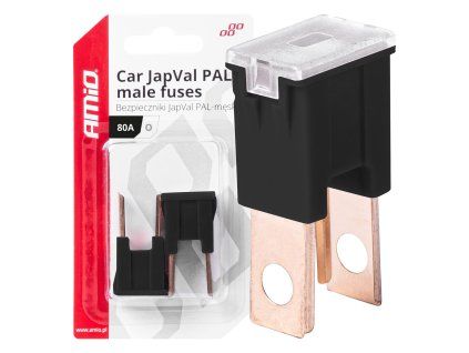 Pojistka JAPVAL PAL O samec 80A AMIO-03402