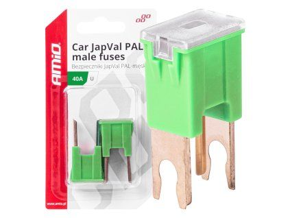 Pojistka JAPVAL PAL samec U 40A AMIO-03407
