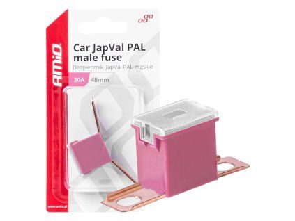 Pojistka JAPVAL PAL samec 48mm 30A AMIO-03418