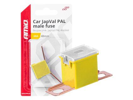Pojistka JAPVAL PAL samec 48mm 60A AMIO-03421