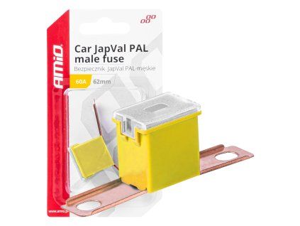 Pojistka JAPVAL PAL samec 62mm 60A AMIO-03430