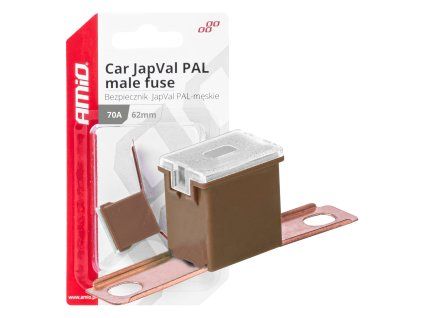 Pojistka JAPVAL PAL samec 62mm 70A AMIO-03431