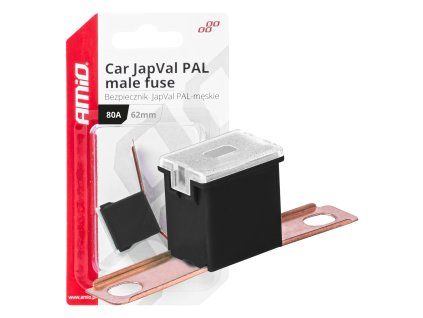 Pojistka JAPVAL PAL samec 62mm 80A AMIO-03432
