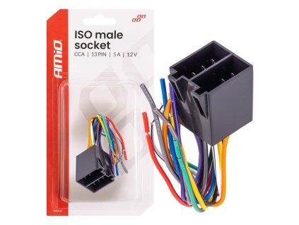 Integrovaný konektor samec ISO CCA 13PIN 5A 12V AMiO-04445