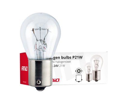 Halogénové žárovky P21W BA15s 24V 10ks