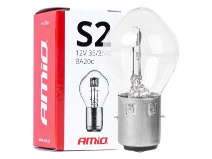 Halogenové žárovky S2 12V 35/35W BA20d 1ks