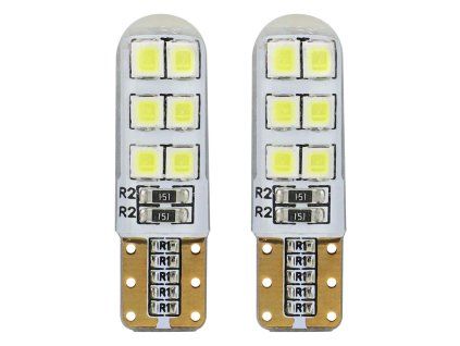 LED STANDARD T10 W5W 12xSMD 2835 12V Silca