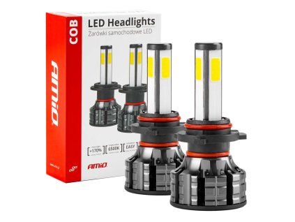 LED žárovky hlavního svícení COB 4Side HB4 AMiO