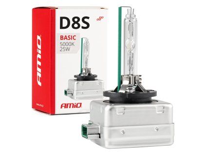 Výbojka D8S 35W 5000K xenonová AMiO BASIC