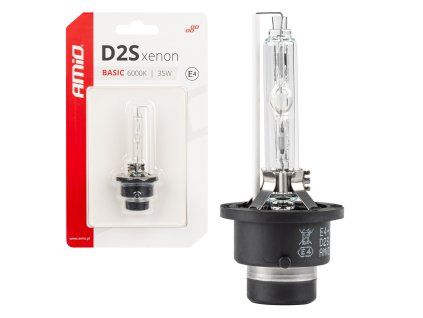 Výbojka D2S 35W 6000K xenonová BASIC blister AMIO-03861