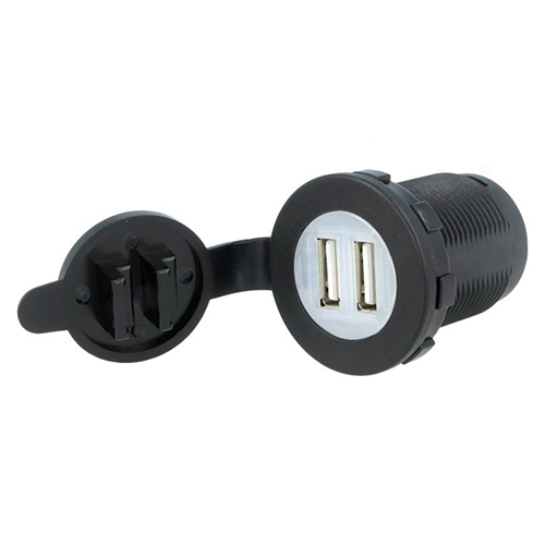 SCI Electronics Automobilová 2x USB A zásuvka šroubovací
