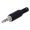 Konektor JACK 3,5mm vidlice stereo plast