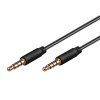 Kabel JACK 3,5mm 4-pin M/M 0,5m