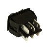 Kolébkový přepínač DP3T, ON-OFF-ON, MR3-230-C6-BB-G