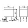 Relé 12V DC, SPDT, 10A, LEG-12