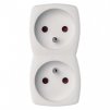 Emos P0028N rozbočovací 2× zásuvka bílá