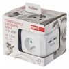 Emos P04119U prodlužovací kabel - kostka, USB, 4 zásuvky 1,9m bílý