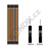 Propojovací vodiče DuPont 40žil M/M 20cm