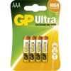 Alkalická baterie AAA (LR03) GP Ultra, 4ks