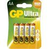 Alkalická baterie AA (LR6) GP Ultra, 4ks