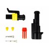 AMiO 03517 sada voděodolného konektoru Superseal 1.5, 1-pin (samec+samice)