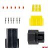 Sada elektrických konektorů vodotěsných 3 PIN 2,2 mm, AMiO 04347