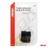 Sada elektrických konektorů vodotěsných 3 PIN 2,2 mm AMiO-04347