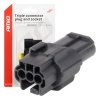 Sada elektrických konektorů vodotěsných 3 PIN 2,2 mm, AMiO 04347