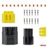Sada elektrických konektorů vodotěsných 6 PIN 2,2 mm AMiO-04349