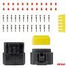 Sada elektrických konektorů vodotěsných 12 PIN 2,2 mm AMiO-04352
