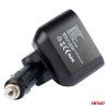 Dvojitá prodlužovací zásuvka 2xUSB 1xUSB C 12/24V max 200W AMiO-04173