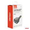 Dvojitá prodlužovací zásuvka 2xUSB 1xUSB C 12/24V max 200W AMiO-04173