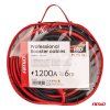 Startovací kabely 1200A, délka 6 m (99,9% měď)