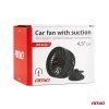 Ventilátor do auta s přísavkou 4,5" 12V, AMiO 03001