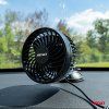 Ventilátor do auta s přísavkou 4,5" 24V, AMiO 03002
