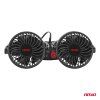 Dvojitý ventilátor do auta na opěrku hlavy, 12V DC, AMiO 03009