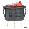 Oválný spínač 12/230V (s červeným světlem) BU01, AMiO 03612