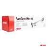Klakson fanfara chrom 640 mm 12V 24V AMiO-0407