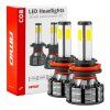 LED žárovky hlavního svícení COB 4Side H8/H9/H11 AMiO