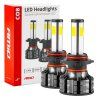 LED žárovky hlavního svícení COB 4Side HB3 AMiO
