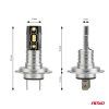 LED žárovky hlavního svícení H-mini H7/H18 AMiO
