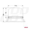 LED výstražný maják W22M 12/24V IP66 AMiO-03337